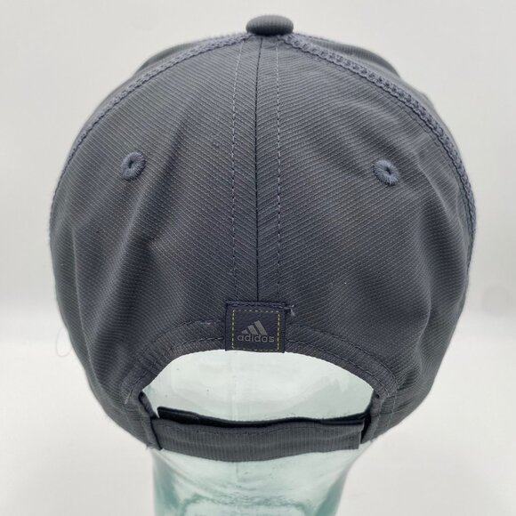 Adidas Aeroready Hat Cap Strap Back Gray One Size Adjustable Golf Tennis Running - Picture 3 of 10